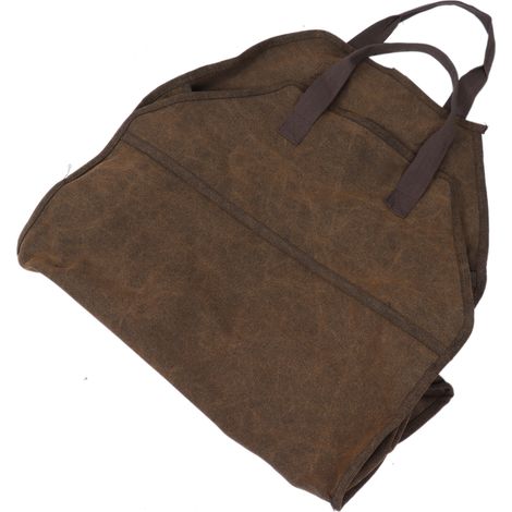 Tragbare Holztragetasche aus Canvas zur Aufbewahrung von Brennholz, Aufbewahrungstasche für Kaminzubehör (1/5)