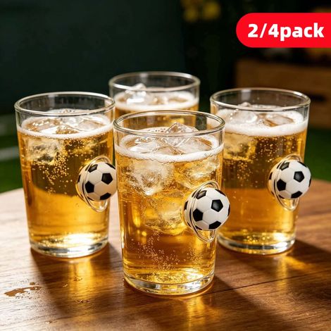 (550 ml - 4 bouteilles) Verres à boire, adaptés pour contenir de l'eau, du jus, de la bière, des boissons et des cocktails. (1/5)