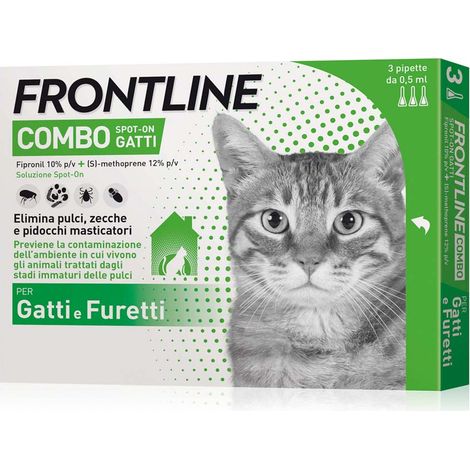Frontline Combo für Katzen 3-Pipetten-Packung