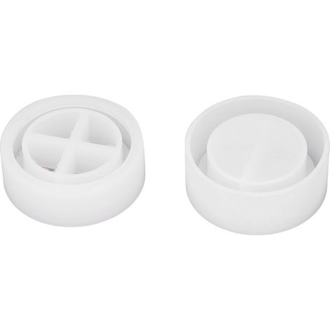 Lot de 2 moules à boîtes de rangement, multi-usages, faciles à démouler, en silicone souple et flexible pour pots de fleurs, idéaux pour les loisirs créatifs et les cadeaux. (1/5)