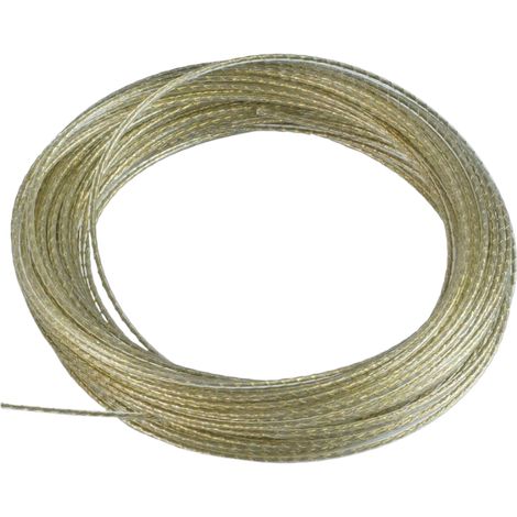 Câble en acier tressé PVC pour sous-vêtements 20 m (1/2)