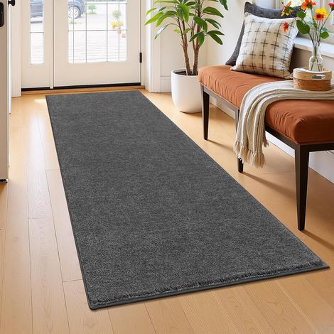 Tapis de Couloir Antidérapant 80 x 150 cm, Long Tapis de Cuisine Lavable en Machine Tapis Couloir Chic Tapis Entree Interieur pour Interieur, Salon, Buanderie, Balcon, Entrées (1/5)
