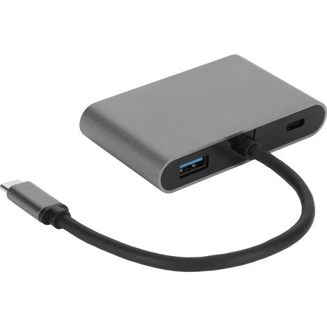 Station d'accueil universel Type-C 5 en 1 avec ports HDMI, DisplayPort, VGA, USB et charge PD - Hub multifonction pour PC portable (1/5)