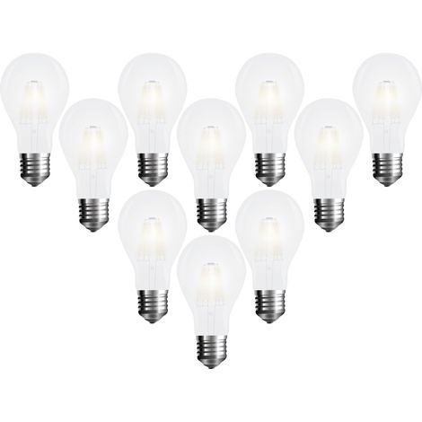V-TAC LED-Lampe VT-2047 Frost, E27, EEK: E, 7 W, 840 lm, 2700 K, 10 Stück (1/2)