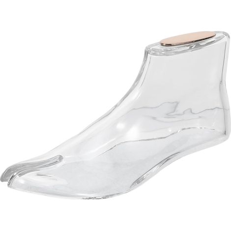 Mannequin en Acrylique Transparent pour Présentation de Chaussures et Chaussettes, Support Léger et Professionnel pour Organisation à Domicile ou Vitrine (1/5)
