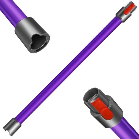 Tubo di prolunga per aspirapolvere senza filo Dyson V15, V11, V10, V8, V7 - Pezzo di ricambio - Accessorio per aspirapolvere con sistema di sgancio rapido - Tubo da 73 cm (28,7 pollici) (1/4)