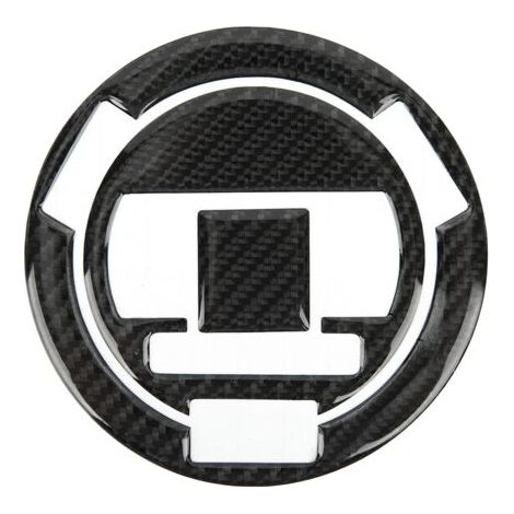 QORVA- Autocollant de bouchon de réservoir de carburant en Fiber de carbone, pour R1200GS F800GS S1000R F800GS F650GS (Twin)