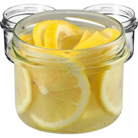 KADAX 50x Glasgefäße 235 ml Vorratsgläser Marmelade für Kerzen