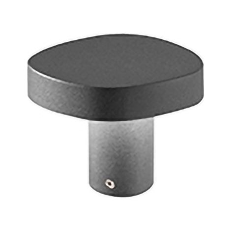 Zafferano Ciottolo - Paletto Led da esterno IP54 7W 3000K design moderno in alluminio per giardini e vialetti - 10 cm Corten