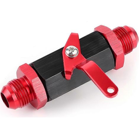 Clapet anti-retour Y974 -10AN en alliage d'aluminium, pour tuyau de carburant AN10 (rouge), pièce de rechange pour voiture. (1/3)