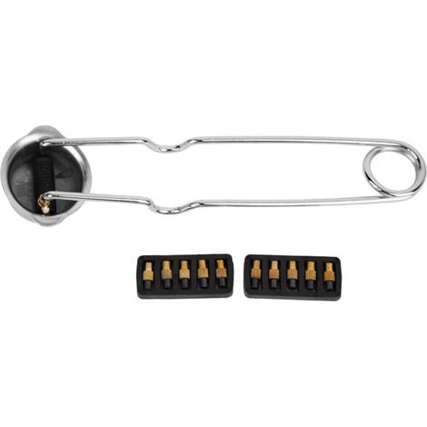 Briquet à silex rechargeable en acier nickelé avec 10 pierres à feu pour allumage soudure (1/5)