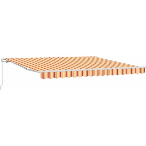 Maison Exclusive - Tenda Retrattile Giallo e Arancione 400 × 300 cm