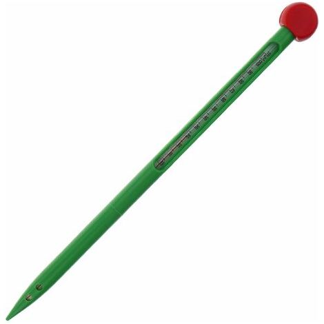 Thermomètre de sol de jardin 320 mm – Surveillez la température du sol avant le semis et la plantation avec cette sonde de température utile pour le compost. (1/5)