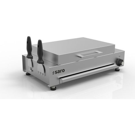 Grill Professionnel - Inox - Température 80-320°C - Barres Chauffées - Nettoyage Facile - Saro