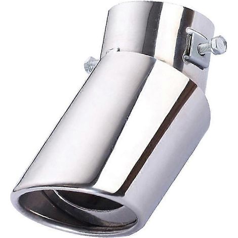 Accessoires pour silencieux d'échappement arrière rond universel en acier inoxydable pour voiture (1/4)