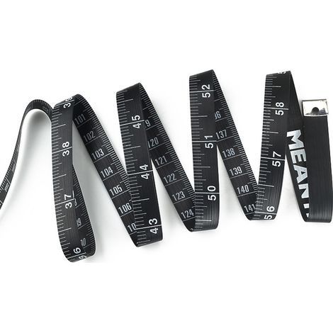 Mètre ruban double face de 150 cm de long pour les mensurations corporelles. (1/5)
