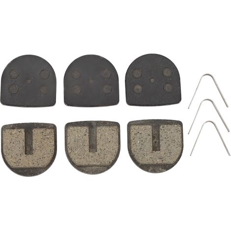Pastiglie freno a disco per mini moto, 6 pezzi, con clip a molla, prestazioni affidabili, ricambio per 40cc a 50cc, 2 tempi, Dirt ATV Quad Chopper. (1/4)