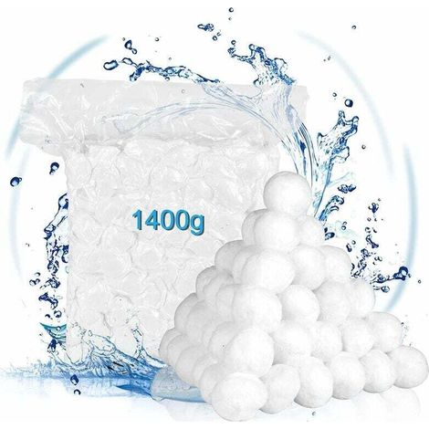 1400 g swimming pool filter balls correspond to 50 kg sand filter, swimming pool filter ball suitable for various swimming pool filtration systems