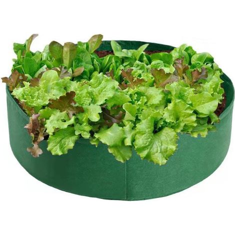 Sac De Culture - Tissu Non Tissé Respirant - Pour Pommes De Terre Légumes Et Fruits - 15 50 Ou 100 Galons - Lot De 1 (1/5)