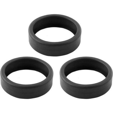 Lot de 3 pneus de rechange pour nettoyeur de piscine compatibles avec Zodiac pour Polaris 3900 Sport 480 P39 - Kit de courroie de pneu en caoutchouc de 15,2 cm de diamètre extérieur (1/5)