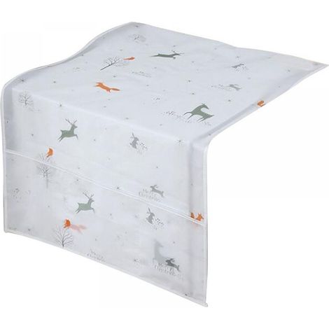 Housse De Meuble - Pour Machine A Laver Et Refrigerateur - PEVA - 130 X 54 Cm - Avec Poche De Rangement