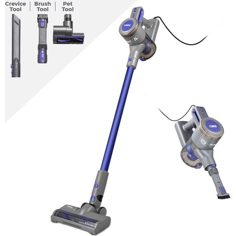 Tower T513006PETS VL20 3-in-1 Performance Corded Vacuum Cleaner with HEPA Filter & Pet Brush, 1L Capacity, 400W, Peri Purple