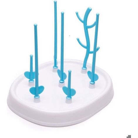 Égouttoir Biberons - Porte-Biberon Arbre 7 Emplacements - PP Alimentaire - Pour Biberons Tétines et Accessoires - 1 Pièce (1/5)
