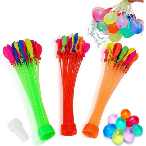 Trade Shop - 50 Globos Bombas De Agua Relleno Rápido Gavettoni Cierre De Sellado - (1/5)
