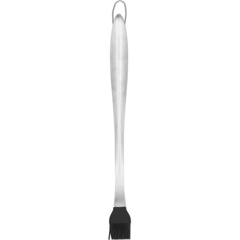 Pinceau à badigeonner, pinceau à huile, manche long, en acier inoxydable, isolant thermique, multifonctionnel, pour pâtisseries, sauces, barbecue et grillades. (1/5)