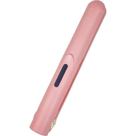 Mini-Haarglätter mit kabellosem USB-Ladeanschluss und Klemme zum Locken und Glätten der Haare – Kleiner multifunktionaler Haarglätter (1/5)