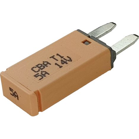 Hansor CBA1-0514 Sicherungsautomat Standard Flachsicherung 5 A Braun 1 St.