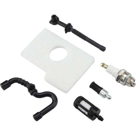 Enowelir Kit D'Entretien Tronçonneuse 5 Pièces Filtre à Air Compatible Modèles Husqvarna Série 230 235 240 (1/4)