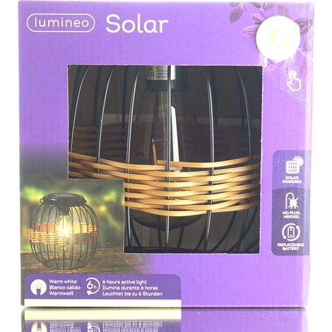 Kaemingk Solar Laterne Eisen 18 Ø schwarz (1/3)