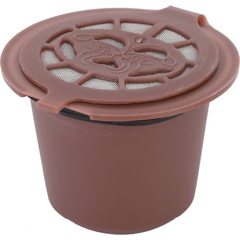 Lot de 3 capsules de café réutilisables pour usage domestique, compatibles avec les machines Nespres (café). (1/5)