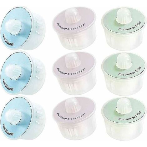 Pack de 9 Capsules de Parfum Kits de désodorisant pour ECOVACS Deebot OZMO T9 / T9 Max / T9 Power / T9 Aivi / T10 Plus / X1 Plus aspirateur balayeuse (1/5)