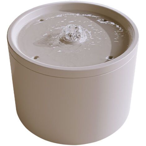 Pumpenloser Trinkbrunnen, 1 l, für kleine Hunde und Katzen, spülmaschinenfest, einfache Montage und Reinigung, inklusive Filter, Keramik-Wasserspender (1/5)