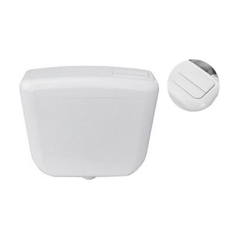 CASSETTA SCARICO DIANFLEX A ZAINO CON DOPPIO PULSANTE ECO Bianca. 3-6 lt CR (1/2)