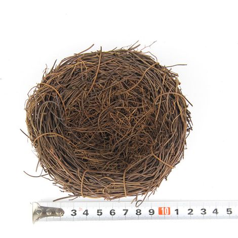 Künstliches Vogelnest, Volierennest, naturgetreues künstliches Gartennest – 12 cm