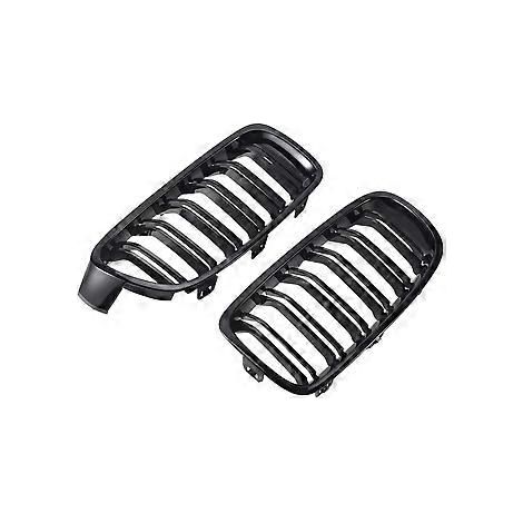 Frontgrill mit Nierenform in Hochglanzschwarz für 3er BMW F30 F31