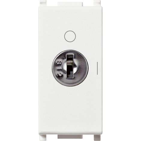 VIMAR - 14083 Interruttore 2P 16(3)A +chiave bianco