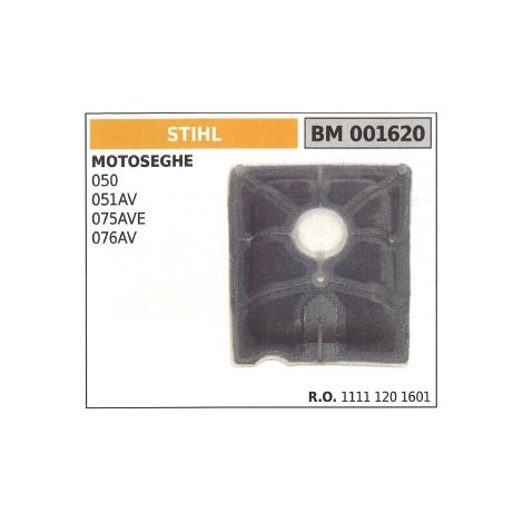 STIHL Luftfilter für Kettensäge 050 051AV 075AVE 076AV 001620