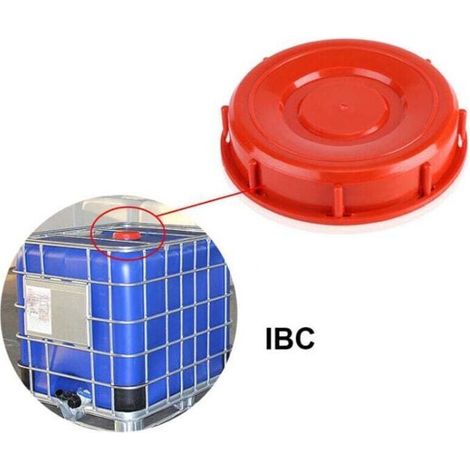 IBC Bouchon Cuve,Couvercle de réservoir d'eau liquide IBC pour Vanne Cuve 1000l,Reservoir eau de Pluie,Conteneur (Type B) A