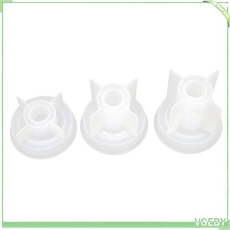 Moule bougeoir - FAFEICY - 3 tailles - Base ronde robuste - Silicone flexible - Réutilisable (1/5)