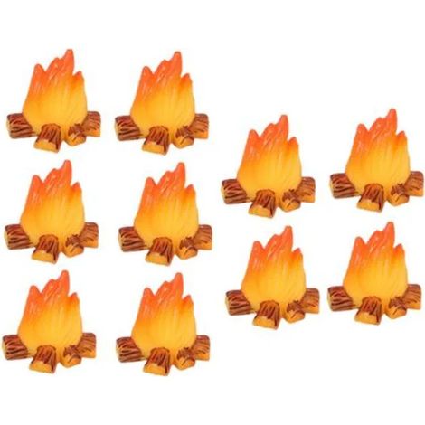 10 mini-feux de camp factices pour la décoration intérieure (1/5)