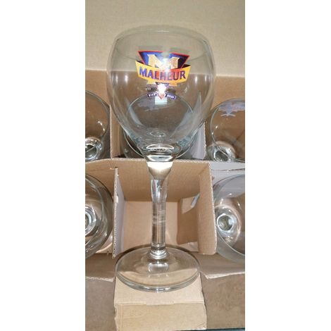 Lot de 6 verres Malheur - 33 cl - Verres à bière neufs
