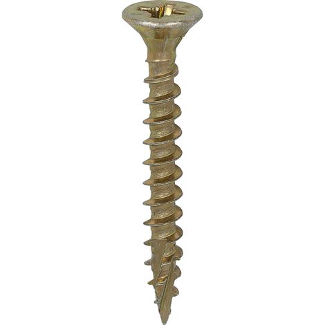 TIMCO C2 Strong-Fix Multi-Purpose Premium Countersunk Gold Woodscrews - 6.0 x 50