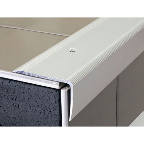 NEZ DE MARCHE 44V PERCE ALU NATUREL 50X32MM/3M - DINAC - 223101D (1/2)