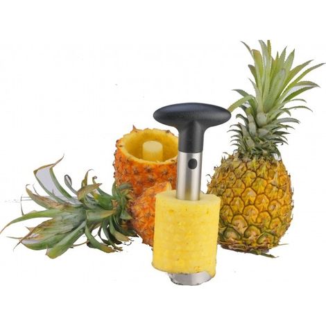 Sbuccia Affetta Ananas Taglia Acciaio Inox Torsolo (1/2)
