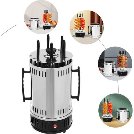 Gril Électrique Intérieur, Fonctionnement Sans Fumée, 5 Brochettes (1/5)