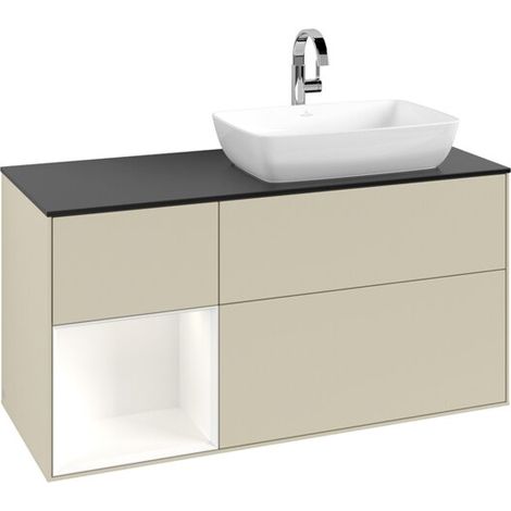 Villeroy & Boch F802MTHJ Meuble sous-lavabo Finion F80 (1/3)